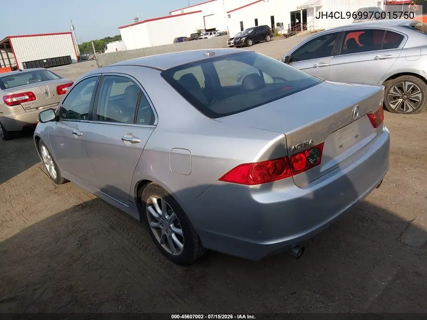 2007 Acura Tsx VIN: JH4CL96997C015750 Lot: 45607002