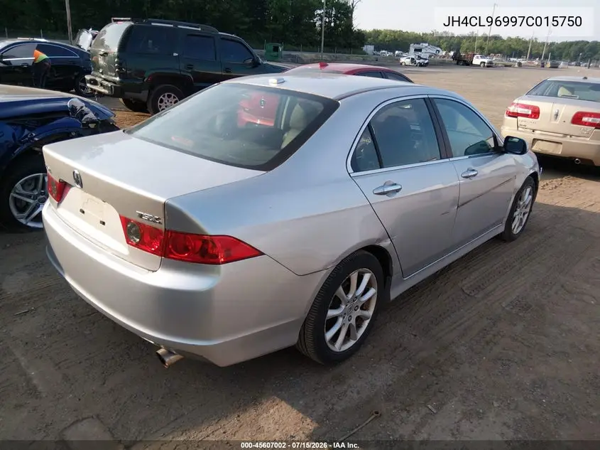 2007 Acura Tsx VIN: JH4CL96997C015750 Lot: 45607002