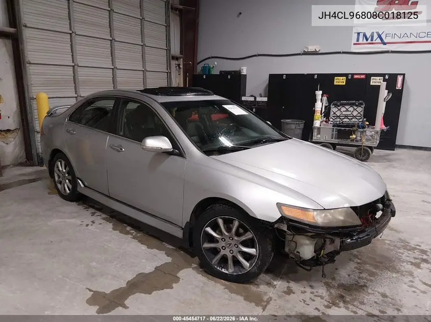 2008 Acura Tsx VIN: JH4CL96808C018125 Lot: 45454717