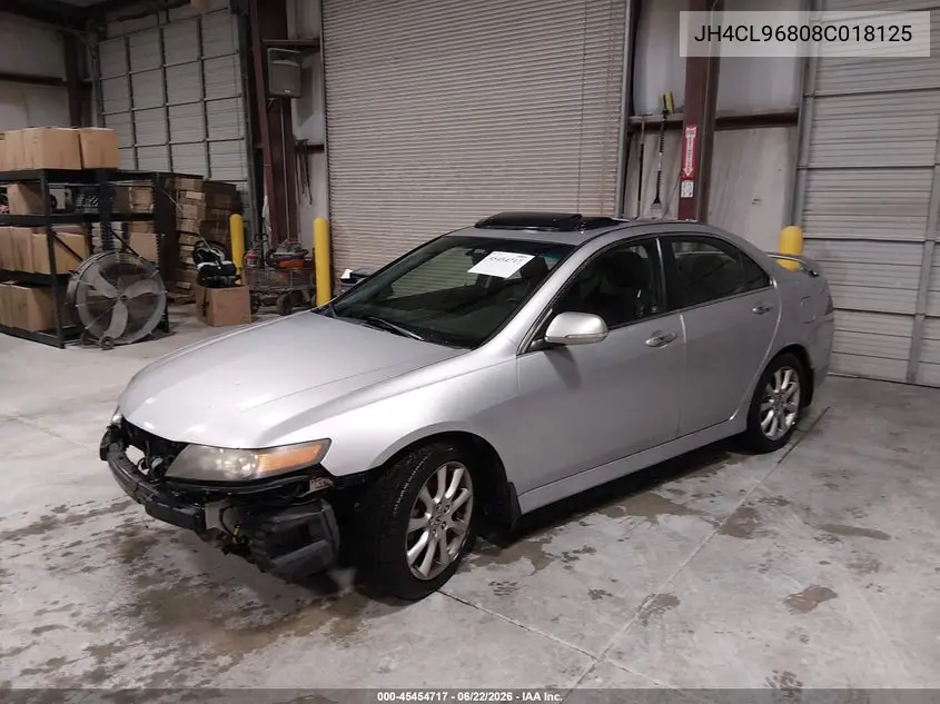 2008 Acura Tsx VIN: JH4CL96808C018125 Lot: 45454717