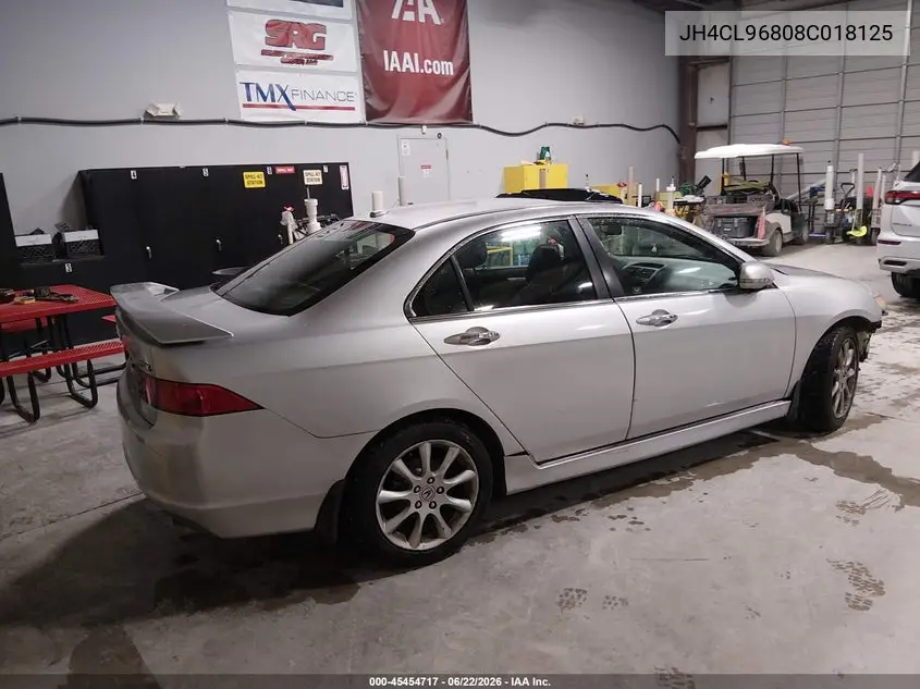 2008 Acura Tsx VIN: JH4CL96808C018125 Lot: 45454717