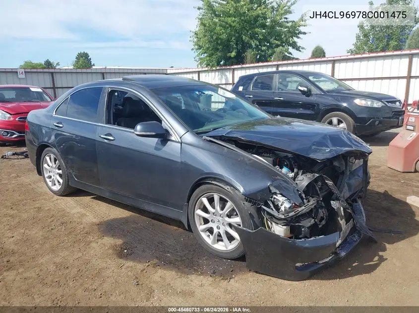 2008 Acura Tsx VIN: JH4CL96978C001475 Lot: 45460733