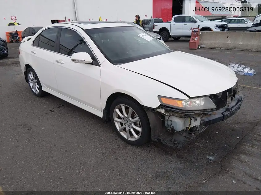 2008 Acura Tsx VIN: JH4CL96928C005319 Lot: 45503811