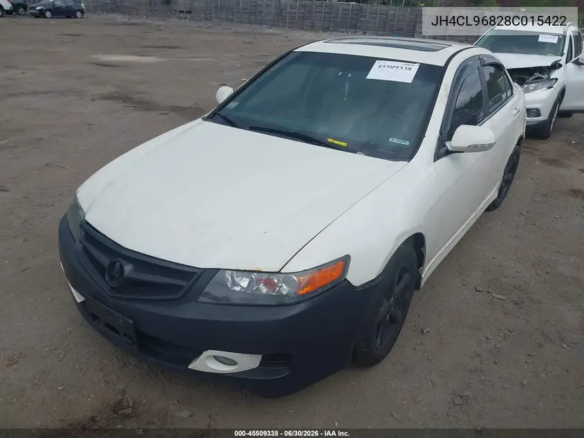 2008 Acura Tsx VIN: JH4CL96828C015422 Lot: 45509338