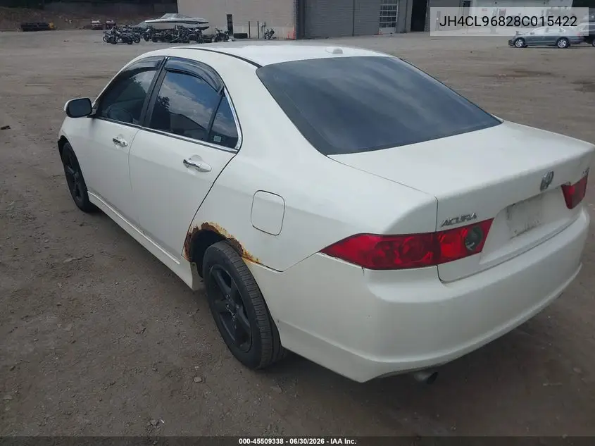2008 Acura Tsx VIN: JH4CL96828C015422 Lot: 45509338