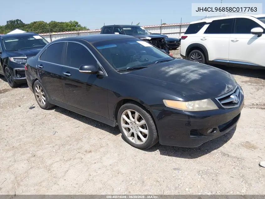 2008 Acura Tsx VIN: JH4CL96858C017763 Lot: 45516346