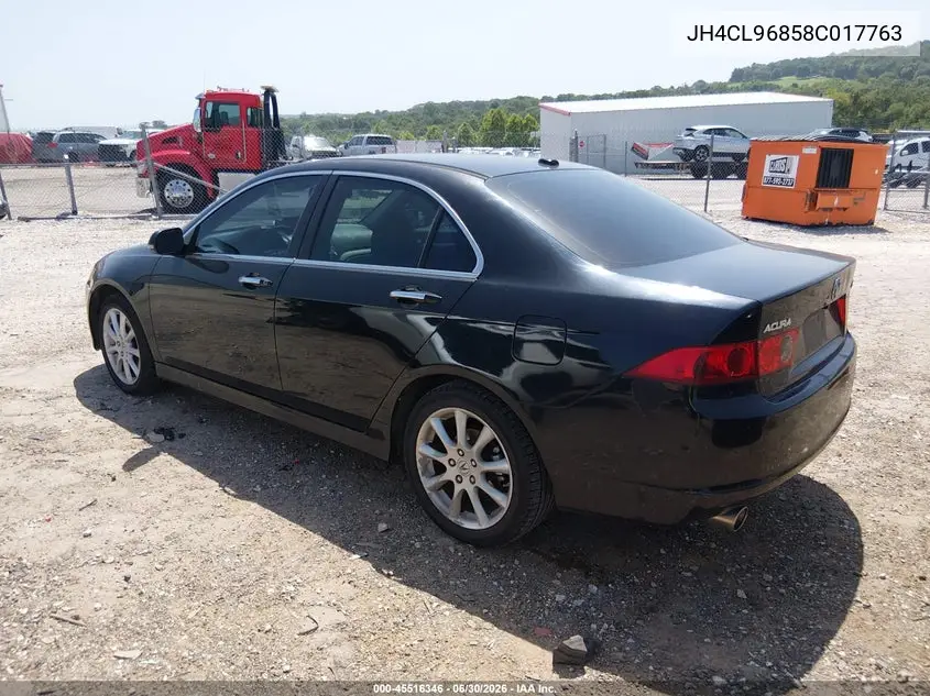 2008 Acura Tsx VIN: JH4CL96858C017763 Lot: 45516346