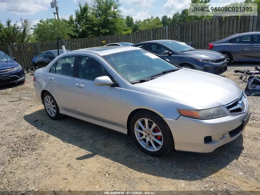 2008 Acura Tsx VIN: JH4CL96808C021395 Lot: 45584639