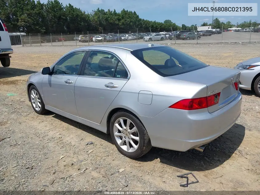 2008 Acura Tsx VIN: JH4CL96808C021395 Lot: 45584639