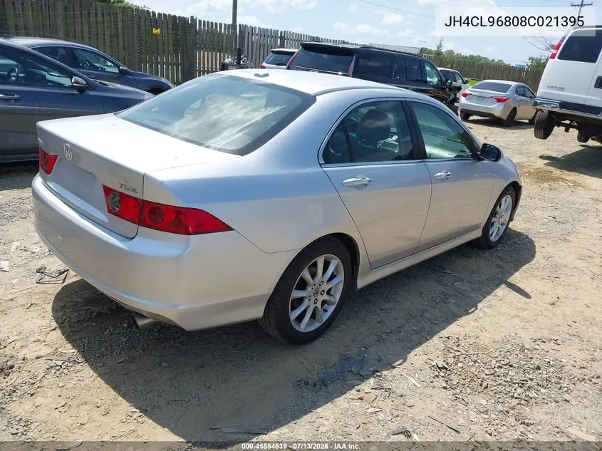 2008 Acura Tsx VIN: JH4CL96808C021395 Lot: 45584639