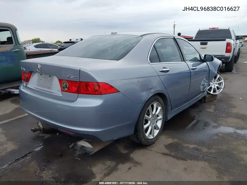 2008 Acura Tsx VIN: JH4CL96838C016627 Lot: 45601051