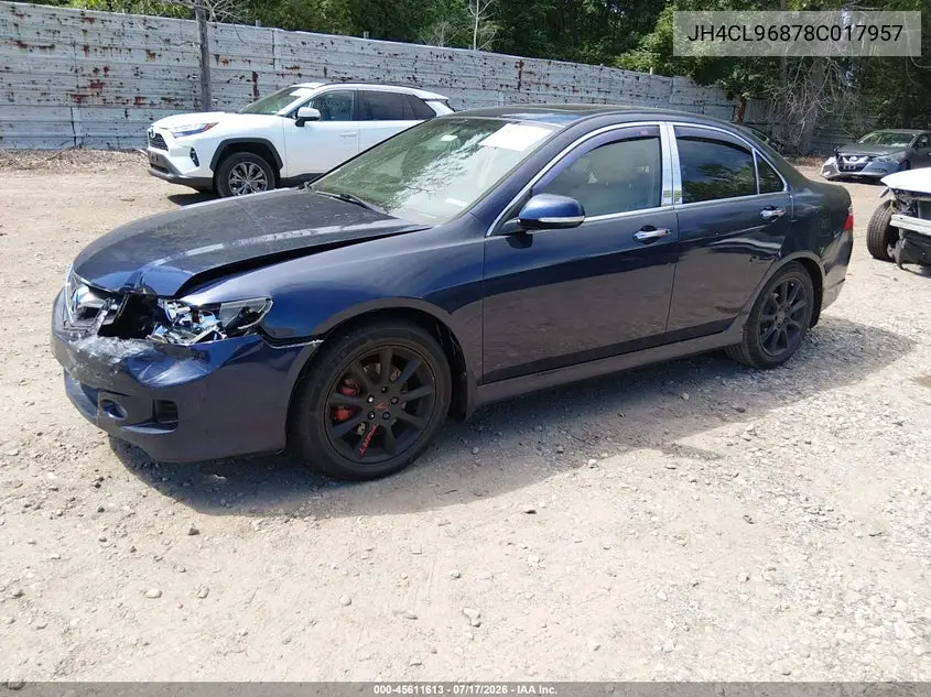 2008 Acura Tsx VIN: JH4CL96878C017957 Lot: 45611613