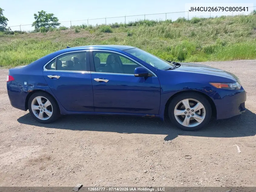 2009 Acura Tsx VIN: JH4CU26679C800541 Lot: 12655777