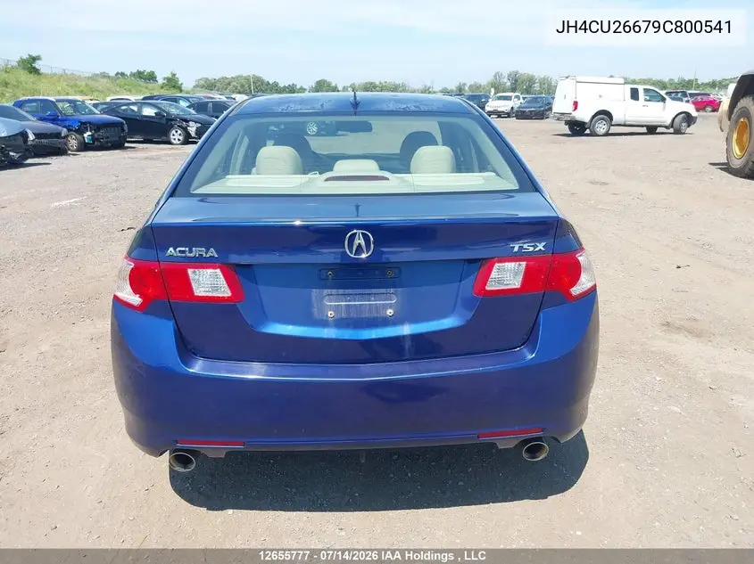 2009 Acura Tsx VIN: JH4CU26679C800541 Lot: 12655777