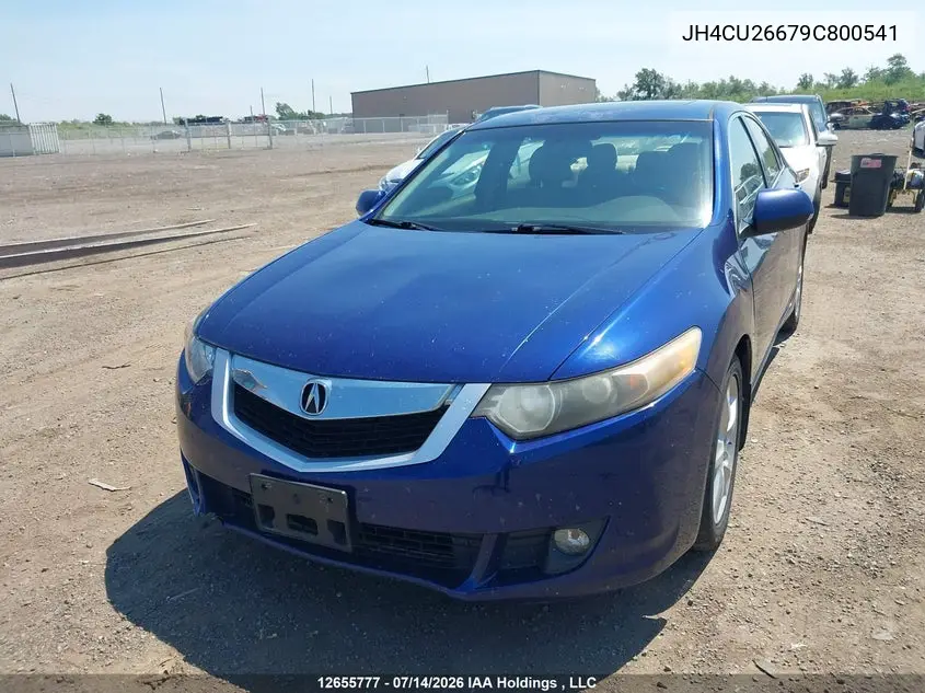 2009 Acura Tsx VIN: JH4CU26679C800541 Lot: 12655777