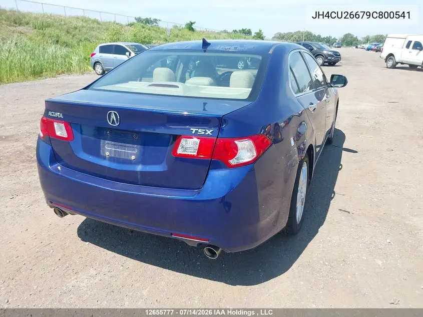 2009 Acura Tsx VIN: JH4CU26679C800541 Lot: 12655777