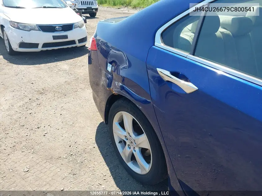 2009 Acura Tsx VIN: JH4CU26679C800541 Lot: 12655777