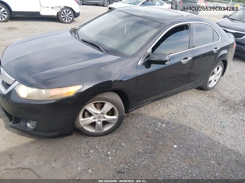2009 Acura Tsx VIN: JH4CU26639C034288 Lot: 45342498