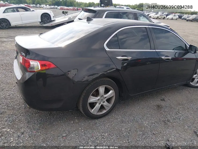 2009 Acura Tsx VIN: JH4CU26639C034288 Lot: 45342498