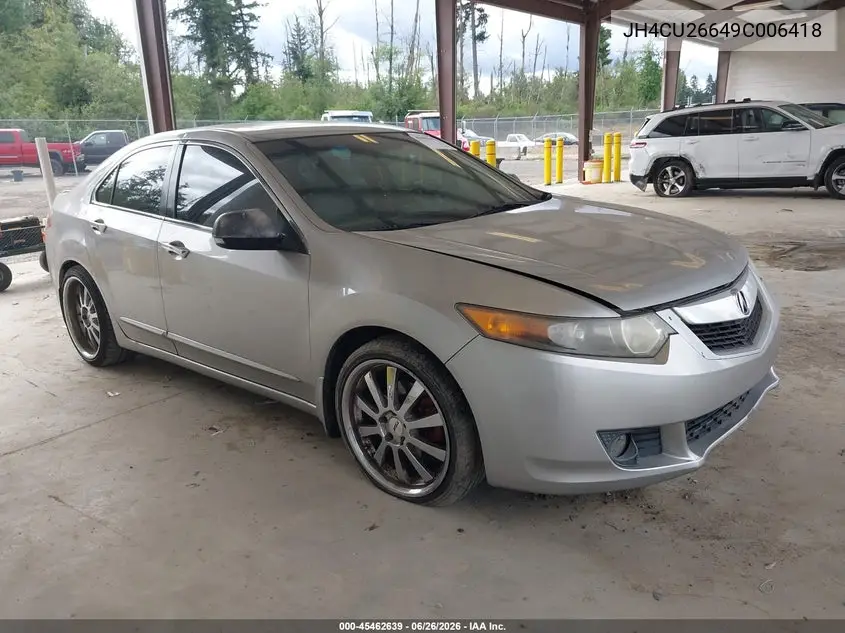 2009 Acura Tsx VIN: JH4CU26649C006418 Lot: 45462639