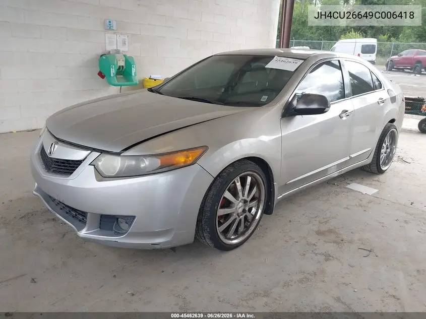 2009 Acura Tsx VIN: JH4CU26649C006418 Lot: 45462639