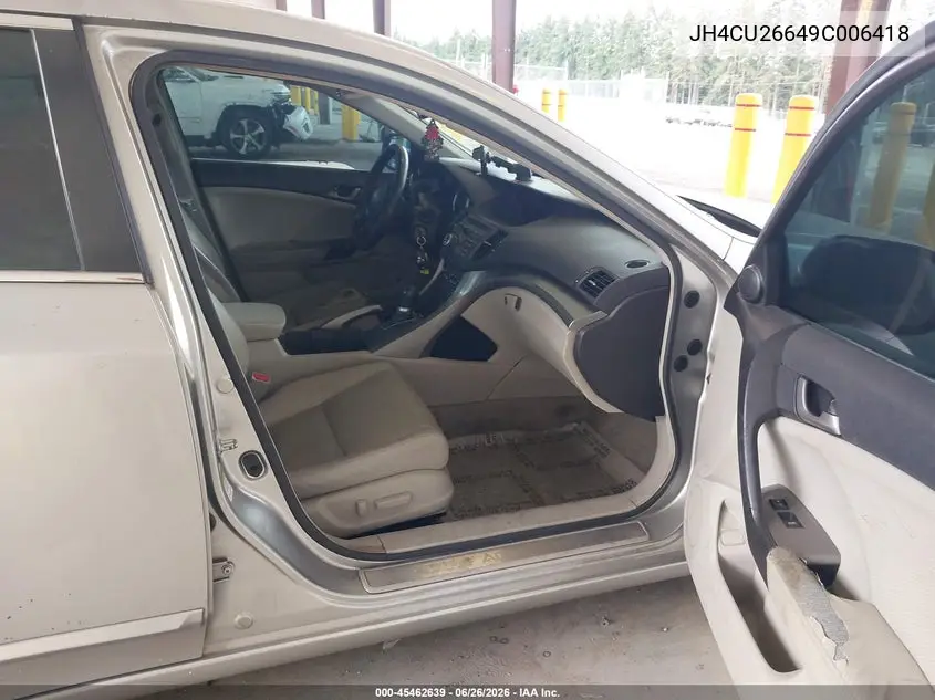2009 Acura Tsx VIN: JH4CU26649C006418 Lot: 45462639