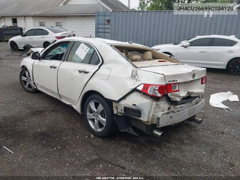 2009 Acura Tsx VIN: JH4CU26699C034120 Lot: 45537786