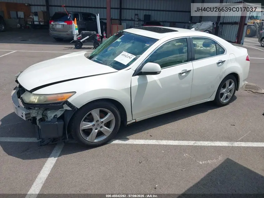 2009 Acura Tsx VIN: JH4CU26639C017037 Lot: 45542292
