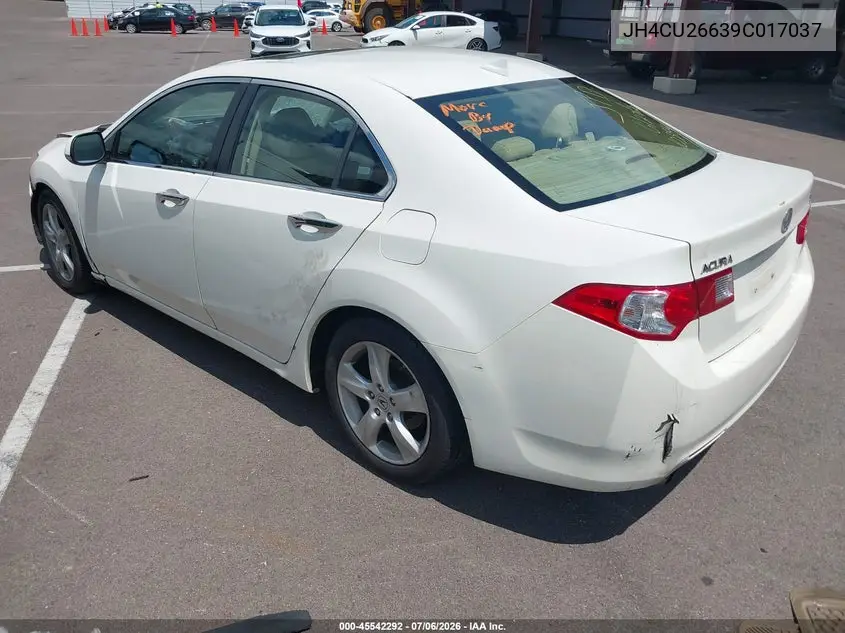 2009 Acura Tsx VIN: JH4CU26639C017037 Lot: 45542292