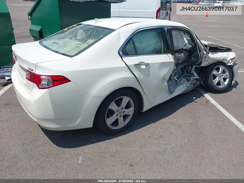 2009 Acura Tsx VIN: JH4CU26639C017037 Lot: 45542292