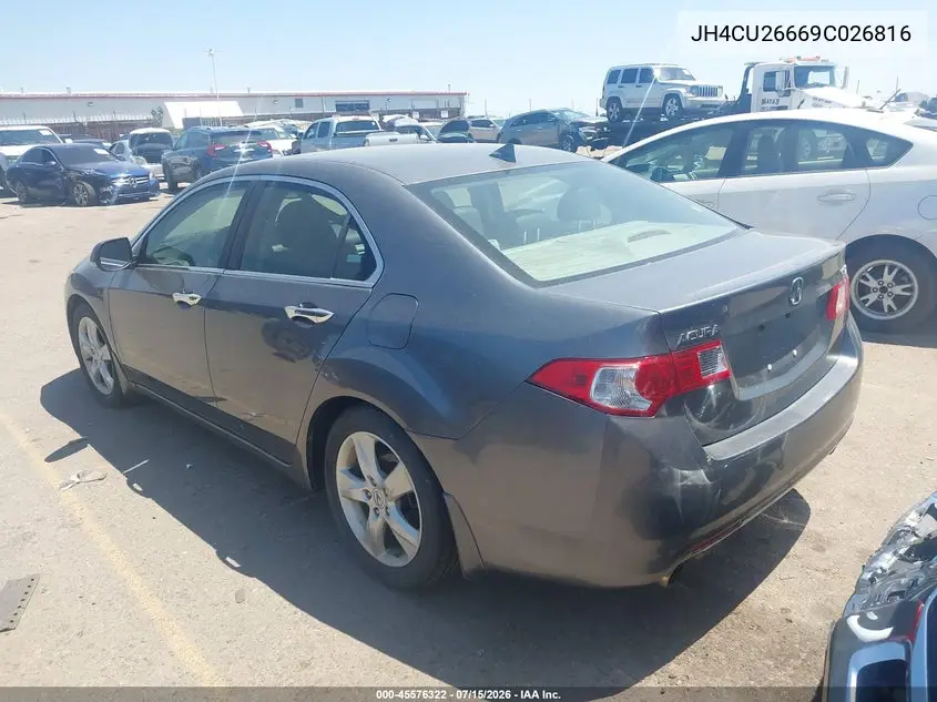 2009 Acura Tsx VIN: JH4CU26669C026816 Lot: 45576322