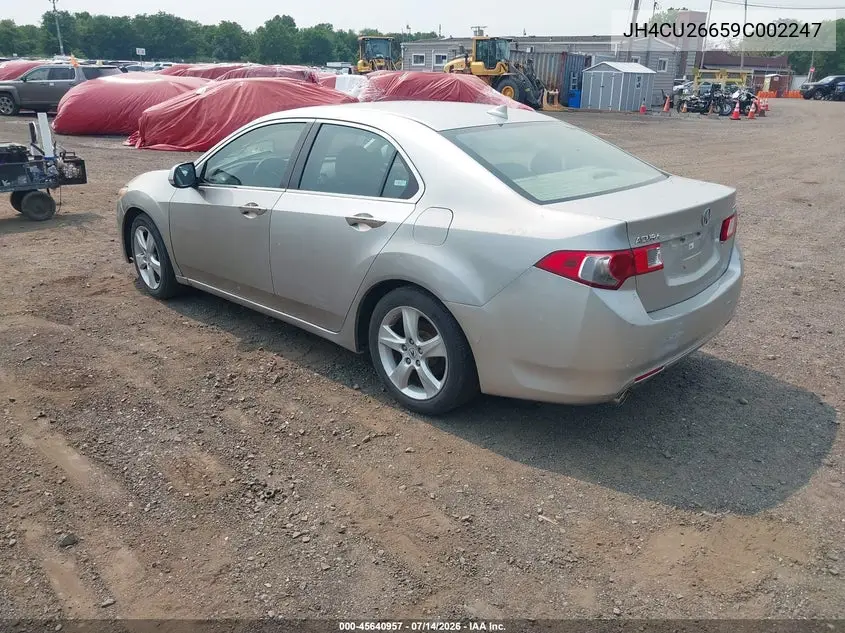 2009 Acura Tsx VIN: JH4CU26659C002247 Lot: 45640957