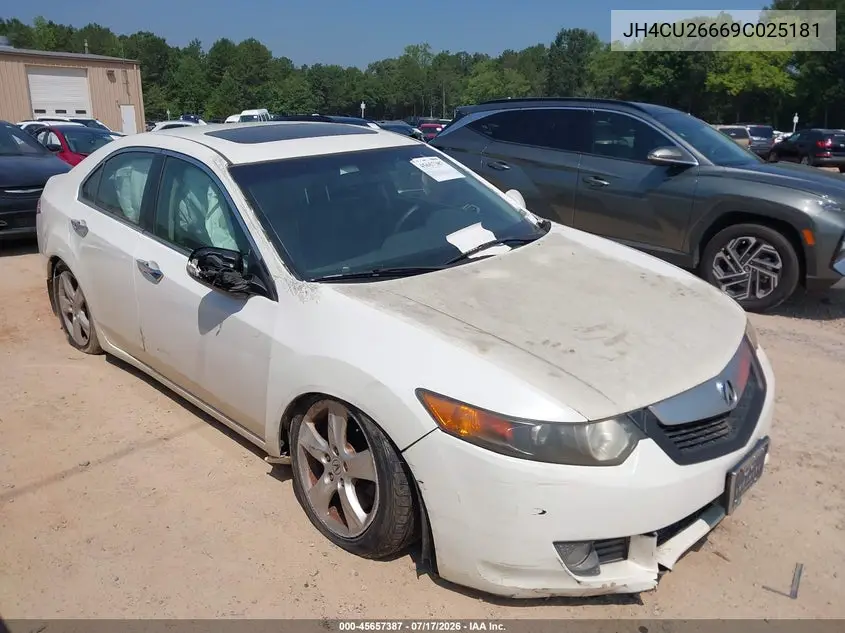2009 Acura Tsx VIN: JH4CU26669C025181 Lot: 45657387