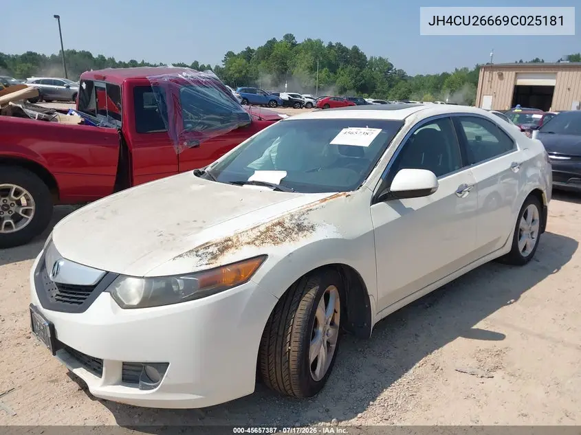 2009 Acura Tsx VIN: JH4CU26669C025181 Lot: 45657387