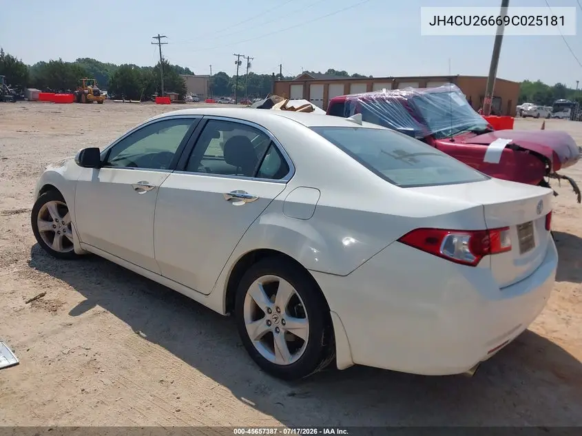 2009 Acura Tsx VIN: JH4CU26669C025181 Lot: 45657387