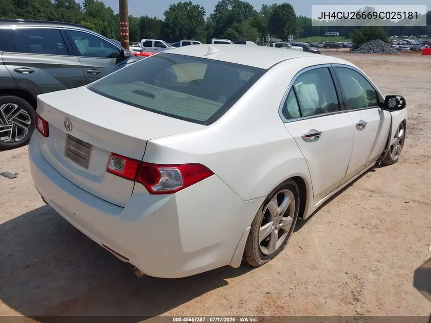 2009 Acura Tsx VIN: JH4CU26669C025181 Lot: 45657387