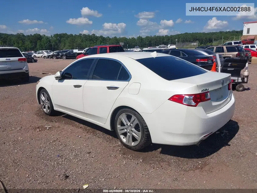 2010 Acura Tsx 3.5 VIN: JH4CU4F6XAC002888 Lot: 45269098
