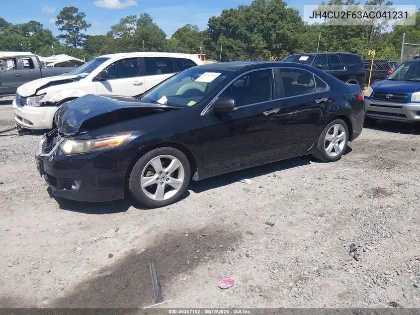 2010 Acura Tsx 2.4 VIN: JH4CU2F63AC041231 Lot: 45387152