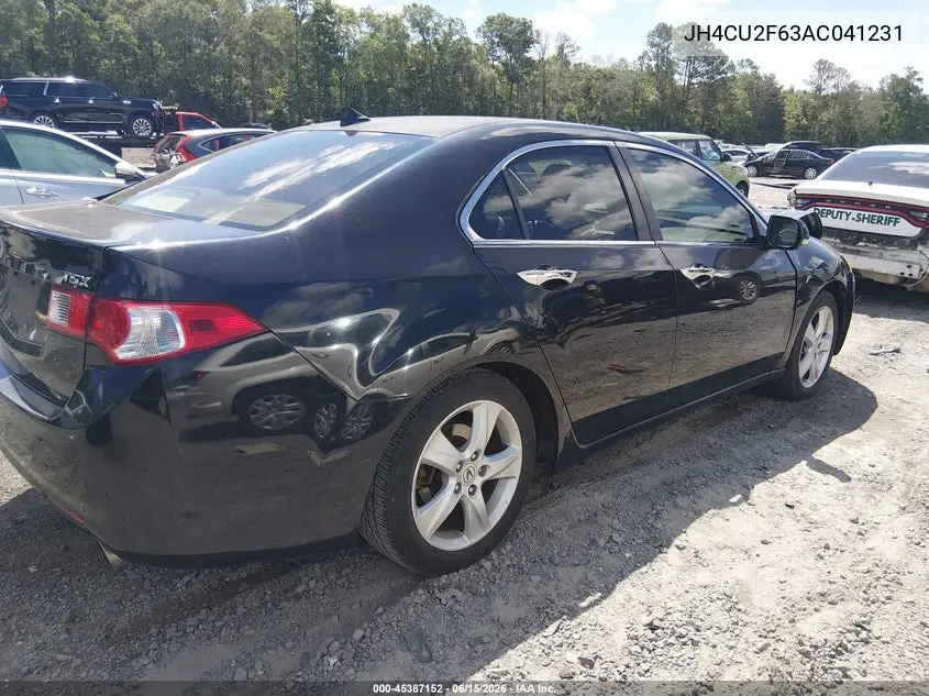 2010 Acura Tsx 2.4 VIN: JH4CU2F63AC041231 Lot: 45387152