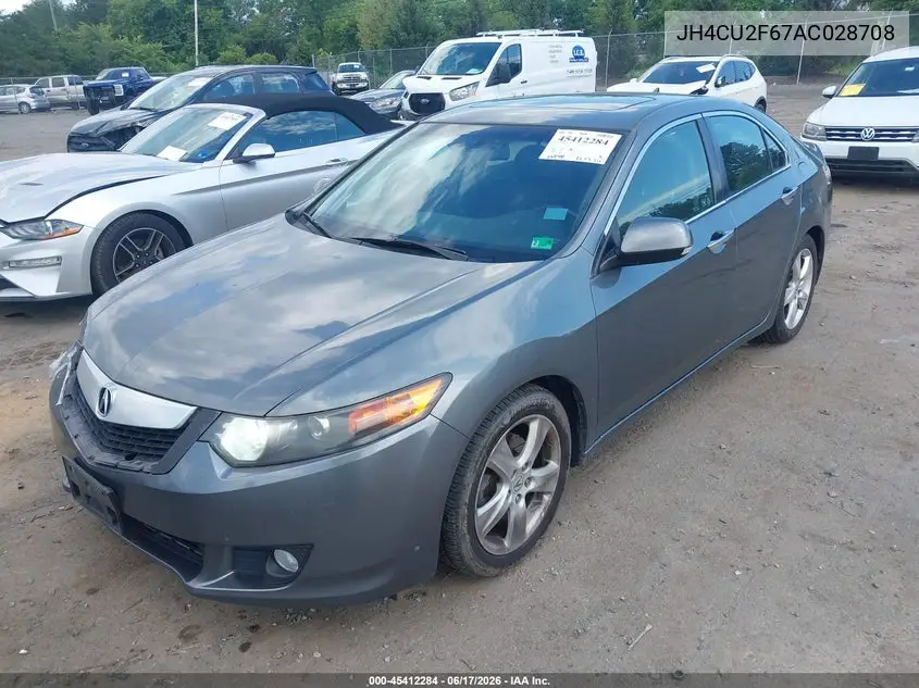 2010 Acura Tsx 2.4 VIN: JH4CU2F67AC028708 Lot: 45412284