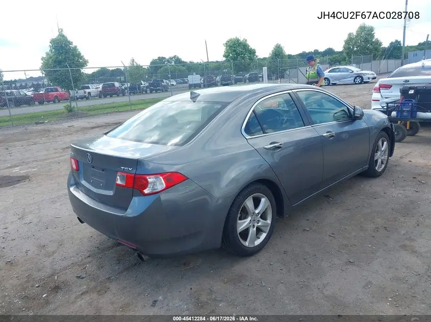 2010 Acura Tsx 2.4 VIN: JH4CU2F67AC028708 Lot: 45412284