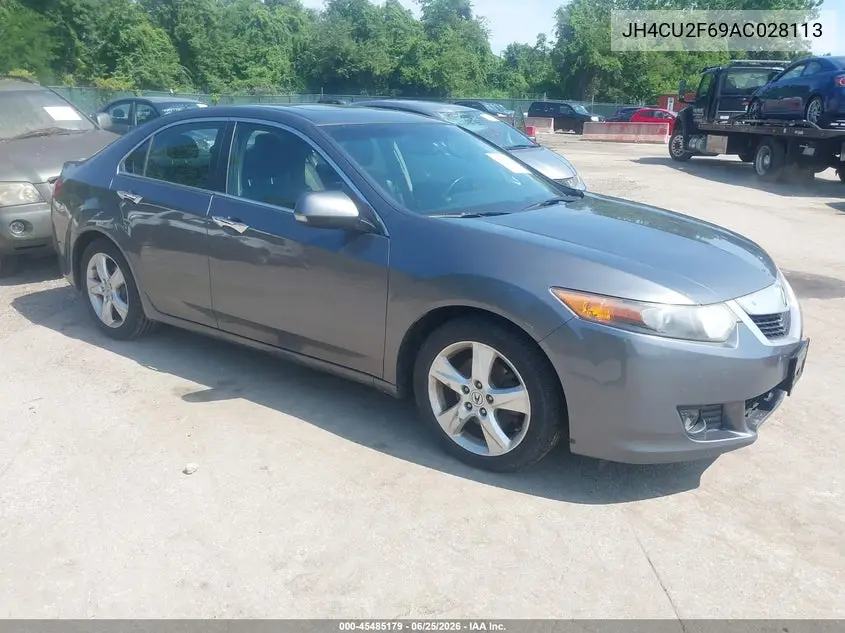 2010 Acura Tsx 2.4 VIN: JH4CU2F69AC028113 Lot: 45485179