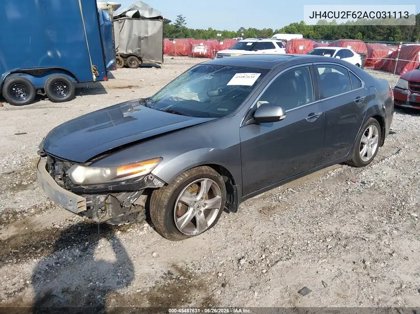 2010 Acura Tsx 2.4 VIN: JH4CU2F62AC031113 Lot: 45487631