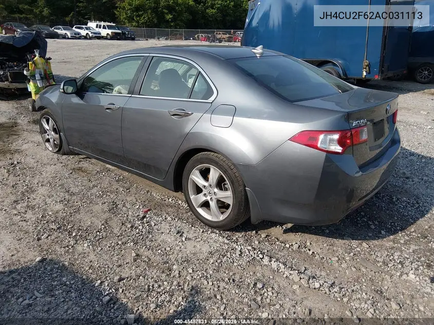 2010 Acura Tsx 2.4 VIN: JH4CU2F62AC031113 Lot: 45487631