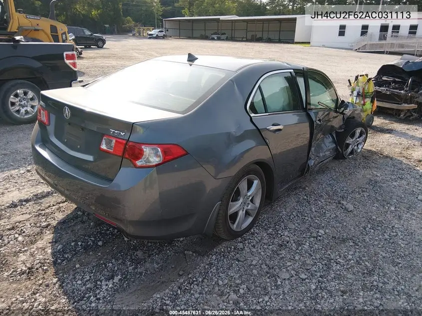 2010 Acura Tsx 2.4 VIN: JH4CU2F62AC031113 Lot: 45487631