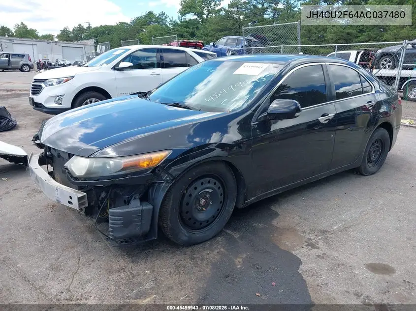 2010 Acura Tsx 2.4 VIN: JH4CU2F64AC037480 Lot: 45499943
