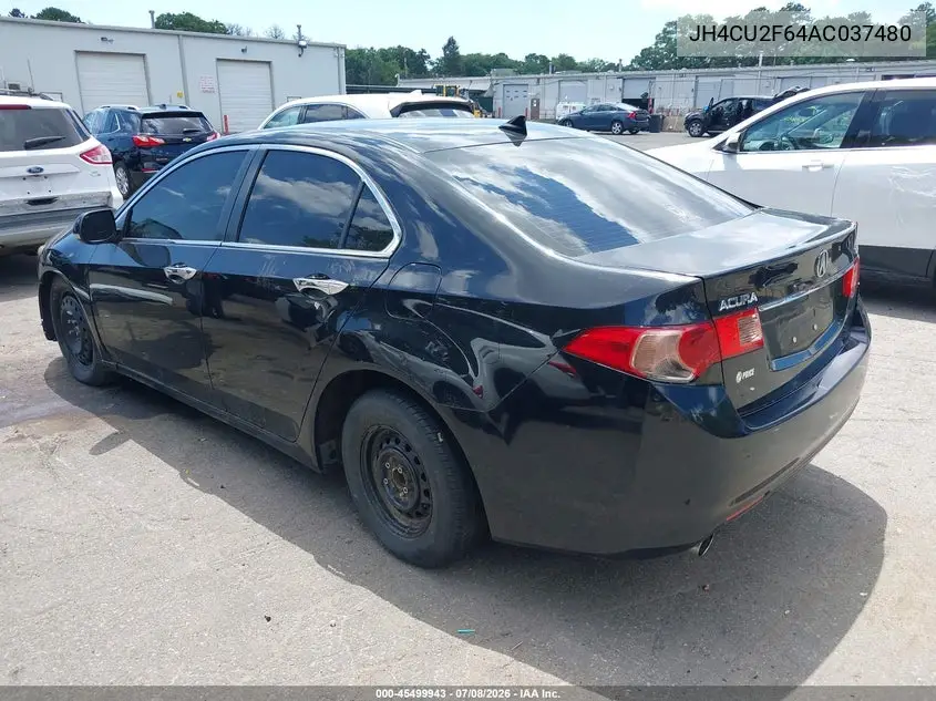2010 Acura Tsx 2.4 VIN: JH4CU2F64AC037480 Lot: 45499943