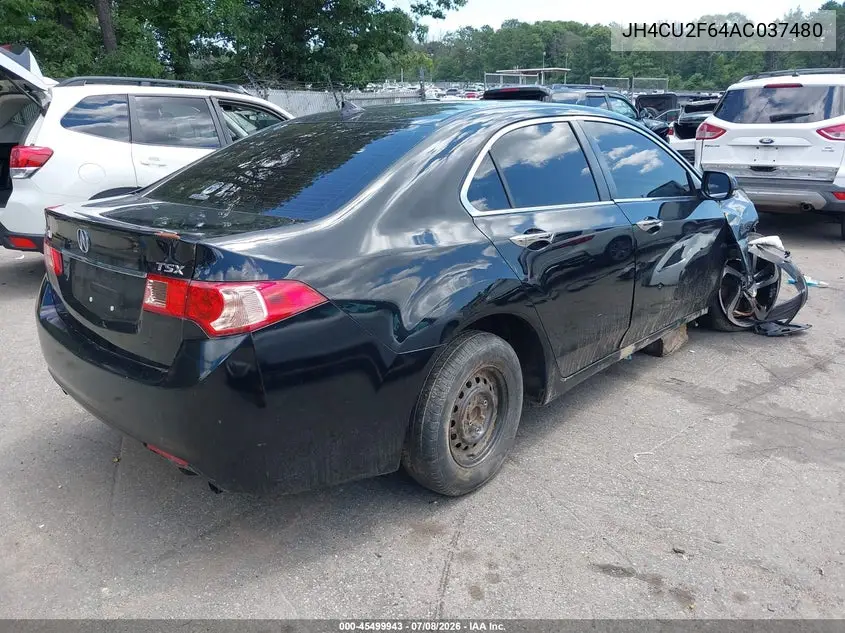 2010 Acura Tsx 2.4 VIN: JH4CU2F64AC037480 Lot: 45499943