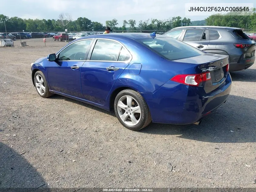 2010 Acura Tsx 2.4 VIN: JH4CU2F62AC005546 Lot: 45515308