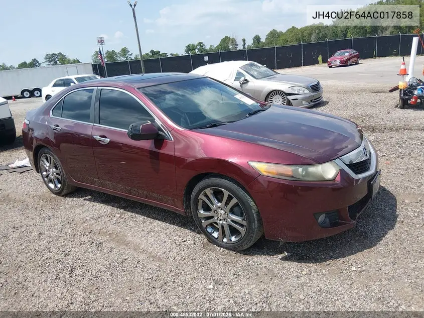 2010 Acura Tsx 2.4 VIN: JH4CU2F64AC017858 Lot: 45532032